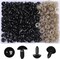320PCS 12mm Safety Eyes for Crocheting Amigurumi, Black Plastic Doll Eyes with Washers for Stuffed Animals and DIY Crafts
